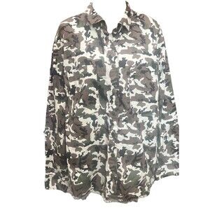Seed to Style Organic Cotton Twill Button-Down Long Sleeve Women’s Casual Shirt